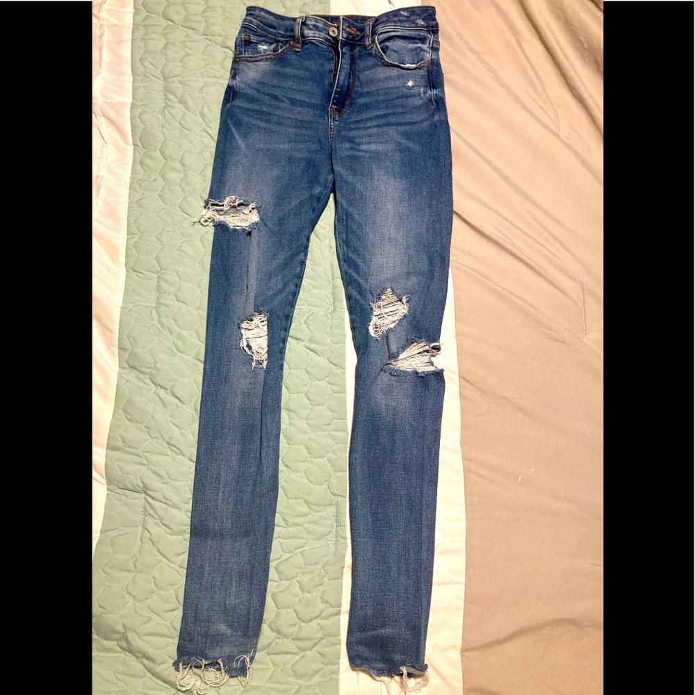 American Eagle Outfitters, Super Stretch Super high rise jegging size 2 regular